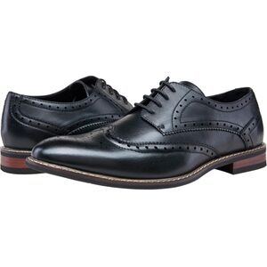Jousen Men's Dress Cap Toe Shoes Wingtip Brogue Oxford Formal Shoes for Men